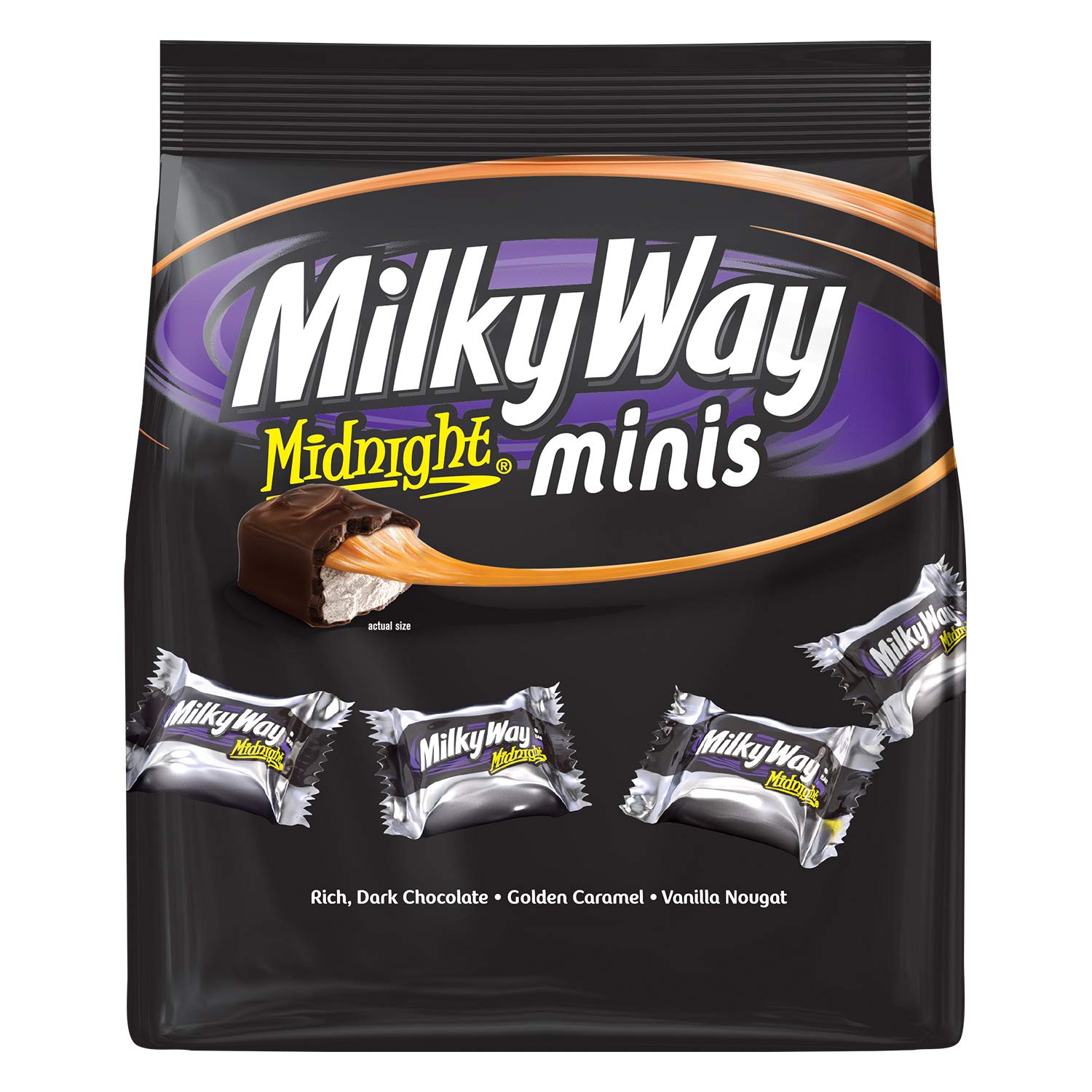 Algopix Similar Product 13 - Milky Way Midnight Dark Chocolate Minis
