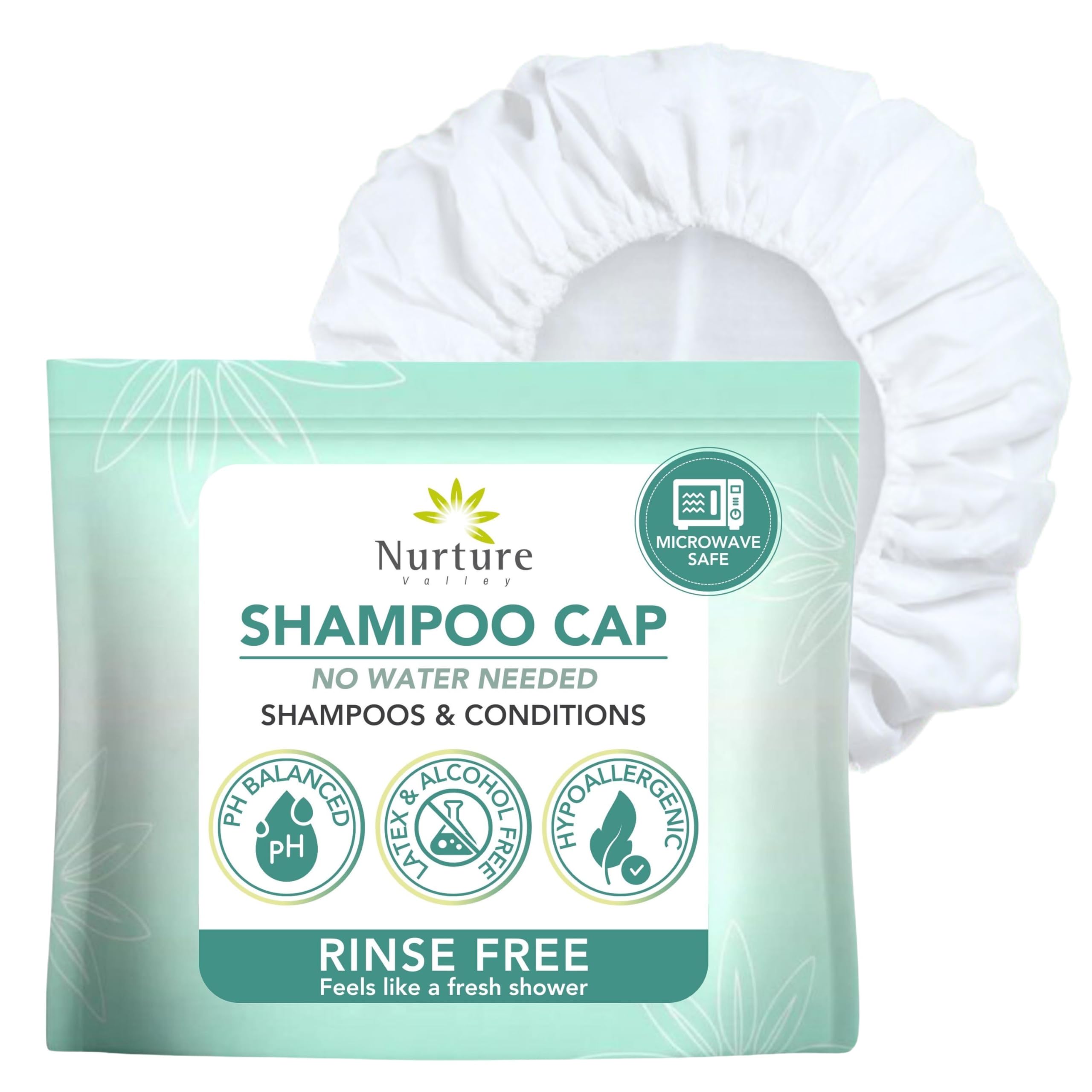 Algopix Similar Product 6 - No Water Rinse Free Shampoo Cap by