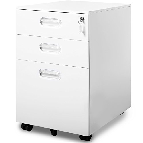 Algopix Similar Product 9 - 3 Drawer Mobile File Cabinet Solid