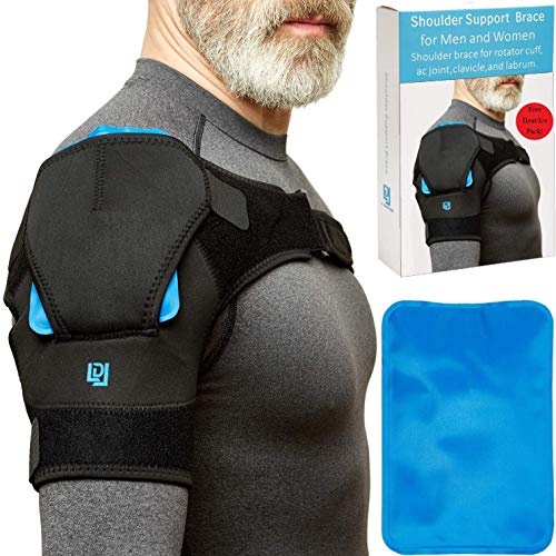 Algopix Similar Product 17 - 2in1 Shoulder Brace for WomenMen