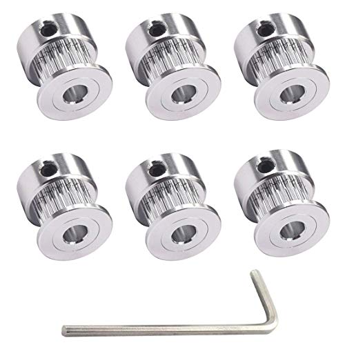 Algopix Similar Product 14 - iOrion 6Pcs Aluminum 20Teeth GT2 Timing