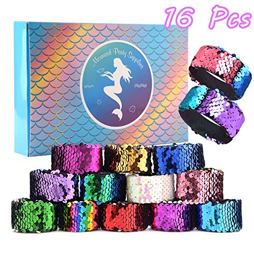 Algopix Similar Product 12 - KUUQA 16 Pcs Magic Sequins The Mermaid