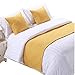 Algopix Similar Product 3 - Bed Runner Yellow 3 Pcs Set Luxury