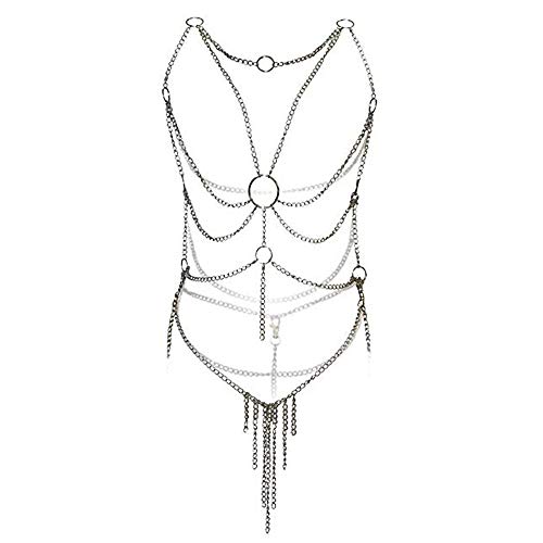 Algopix Similar Product 8 - Womens Lingerie Chain Set Cross