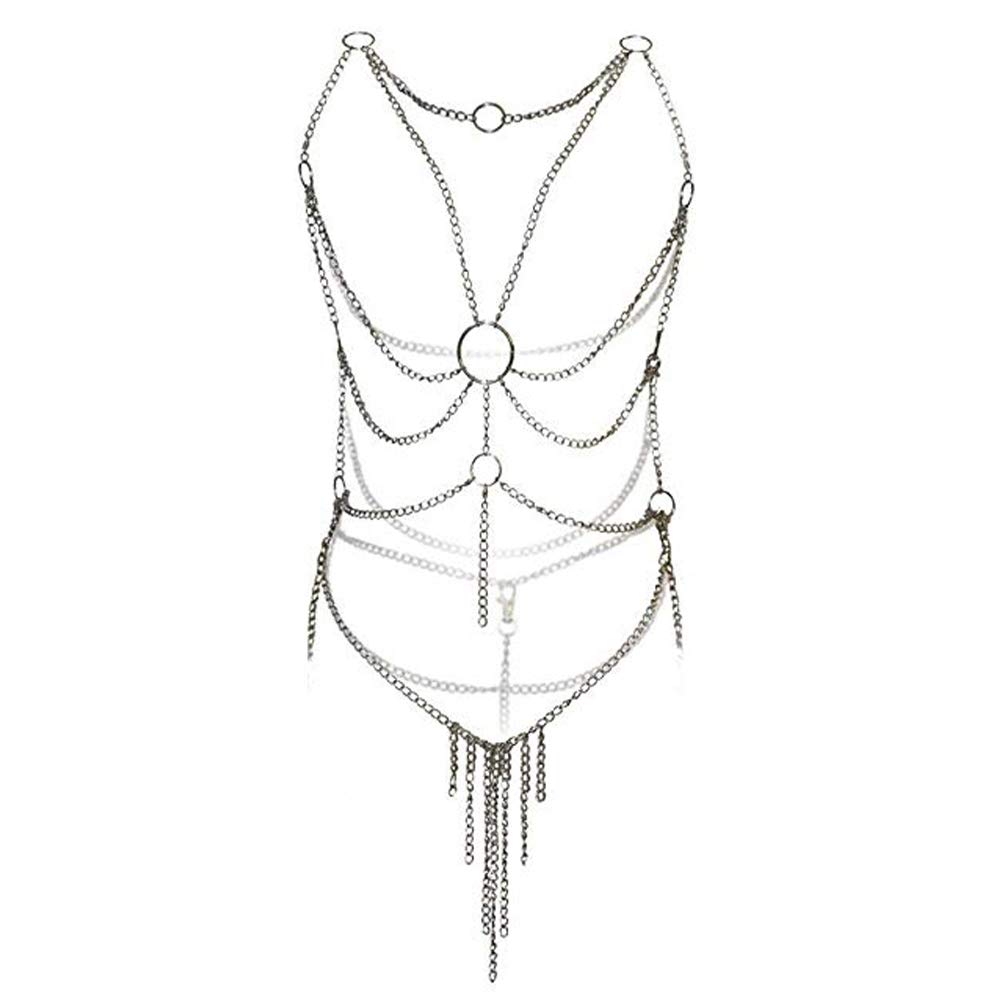Algopix Similar Product 13 - Womens Lingerie Chain Set Cross