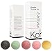 Algopix Similar Product 9 - Konjac Sponge Set 5 Pack Kohle