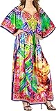 Algopix Similar Product 19 - LA LEELA Womens Kaftan Cover Ups Sleep