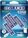 Algopix Similar Product 17 - Eco Juice AA Rechargeable Batteries