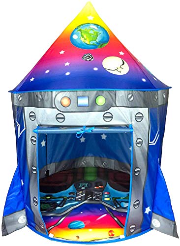 Algopix Similar Product 4 - Rocket Ship Play Tent for Kids 
