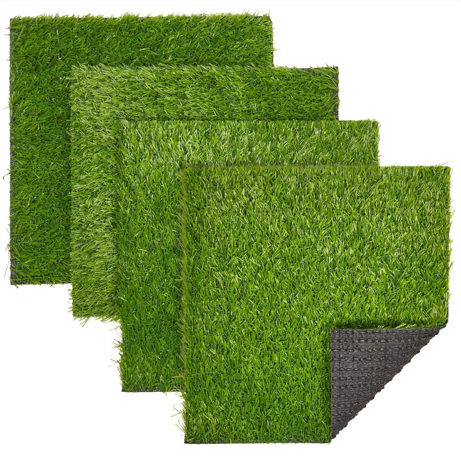 Algopix Similar Product 6 - Juvale 4Pack NonSlip Artificial Grass