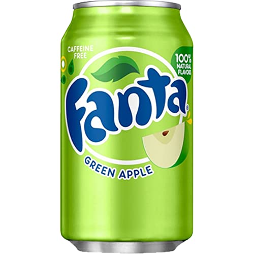 Algopix Similar Product 15 - Fanta Green Apple Soda  12 oz cans 