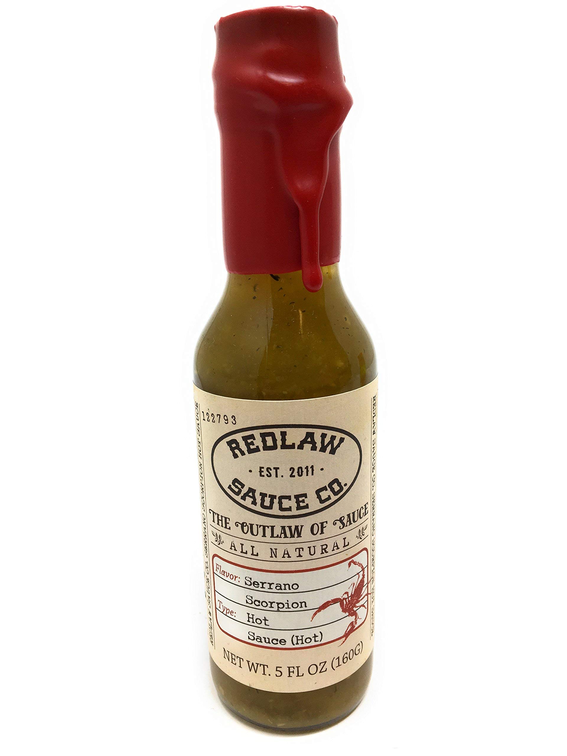 Algopix Similar Product 9 - REDLAW SAUCE CO Scorpion Hot Sauce Red
