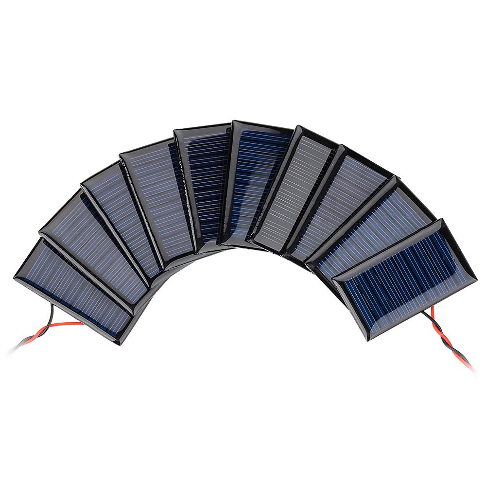 Algopix Similar Product 20 - AOSHIKE 10Pcs 5V 30mA Mini Solar Panels