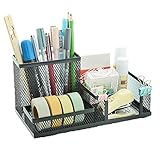 Algopix Similar Product 15 - VANRA Metal Mesh Desk Organizer Office