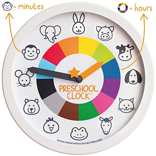 Algopix Similar Product 13 - Animal Preschool Clock  Time Teacher