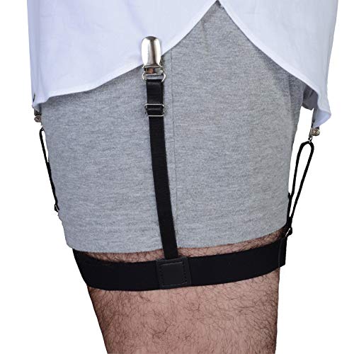 Algopix Similar Product 16 - Garter Style Shirt Stays  Adjustable