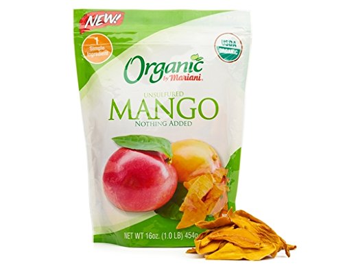 Algopix Similar Product 2 - Mariani Organic Unsulfured Mango 16 oz