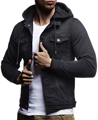 Algopix Similar Product 2 - Leif Nelson Mens Sweat Jacket 