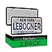 Algopix Similar Product 5 - lebogner Car License Plates Shields and