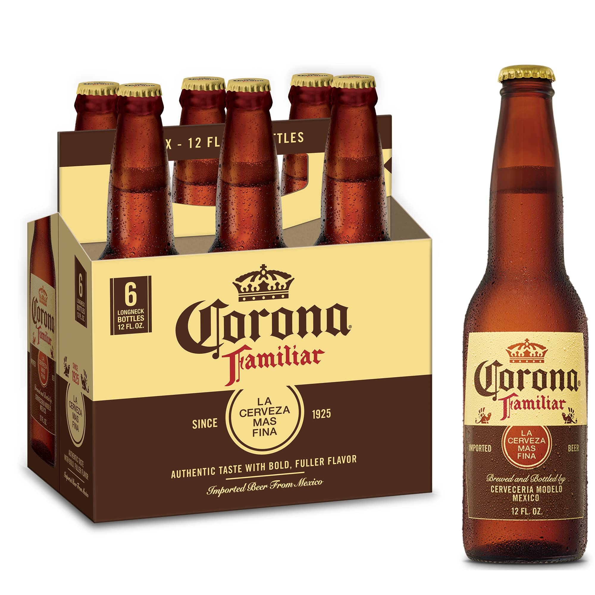 Algopix Similar Product 18 - Corona Familiar Beer 6 pk 12 fl oz