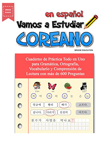 Algopix Similar Product 20 - Vamos A Estudiar Coreano Cuaderno de