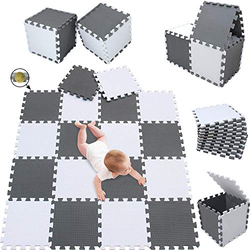 Algopix Similar Product 11 - meiqicool Foam Play Mat Thick Soft EVA