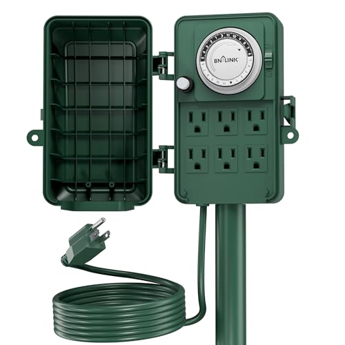 Algopix Similar Product 15 - BNLINK 24 Hour Mechanical Outdoor