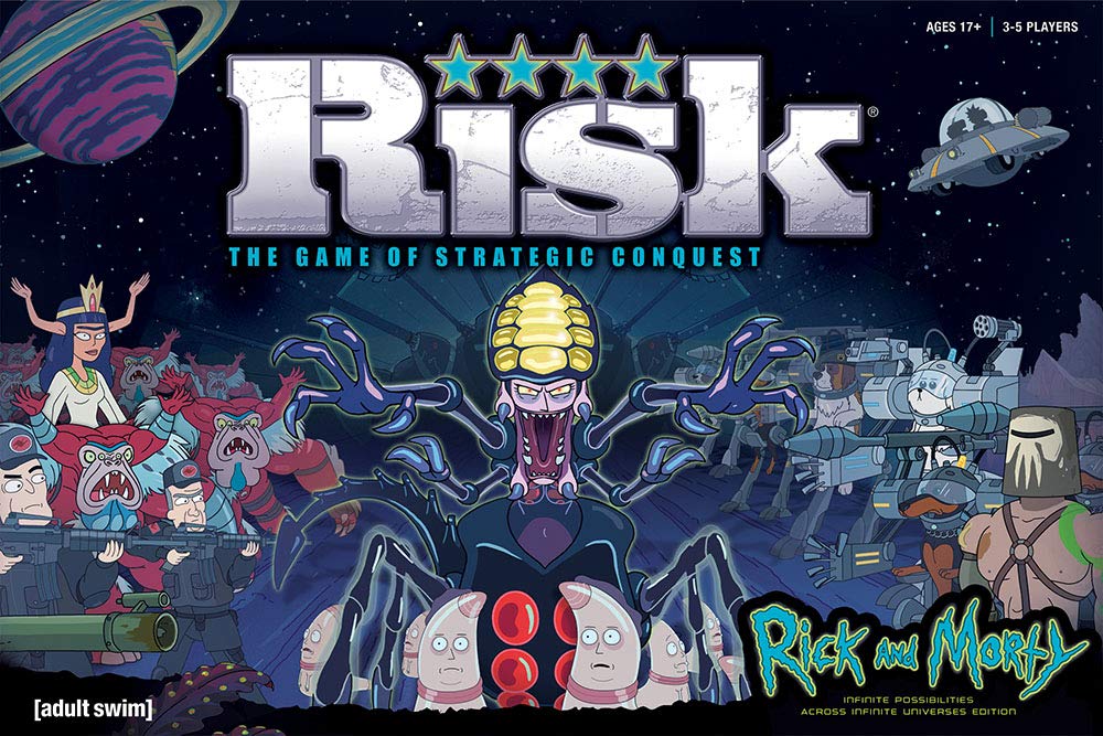 Algopix Similar Product 1 - USAOPOLY Risk Rick and Morty Risk Game