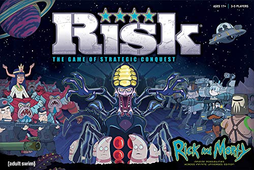 Algopix Similar Product 10 - USAOPOLY Risk Rick and Morty Risk Game