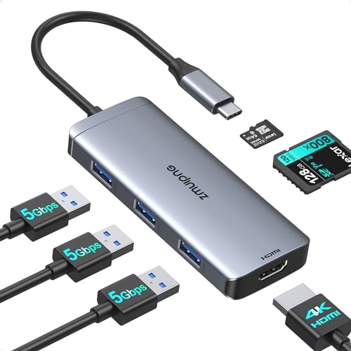 Algopix Similar Product 7 - USB C Hub Adapter for MacBook Air