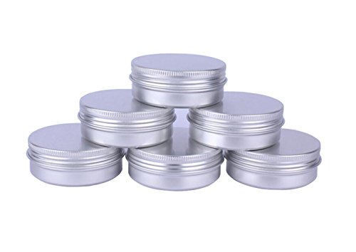 Algopix Similar Product 10 - 10PCS Silver Empty Aluminum Cosmetic