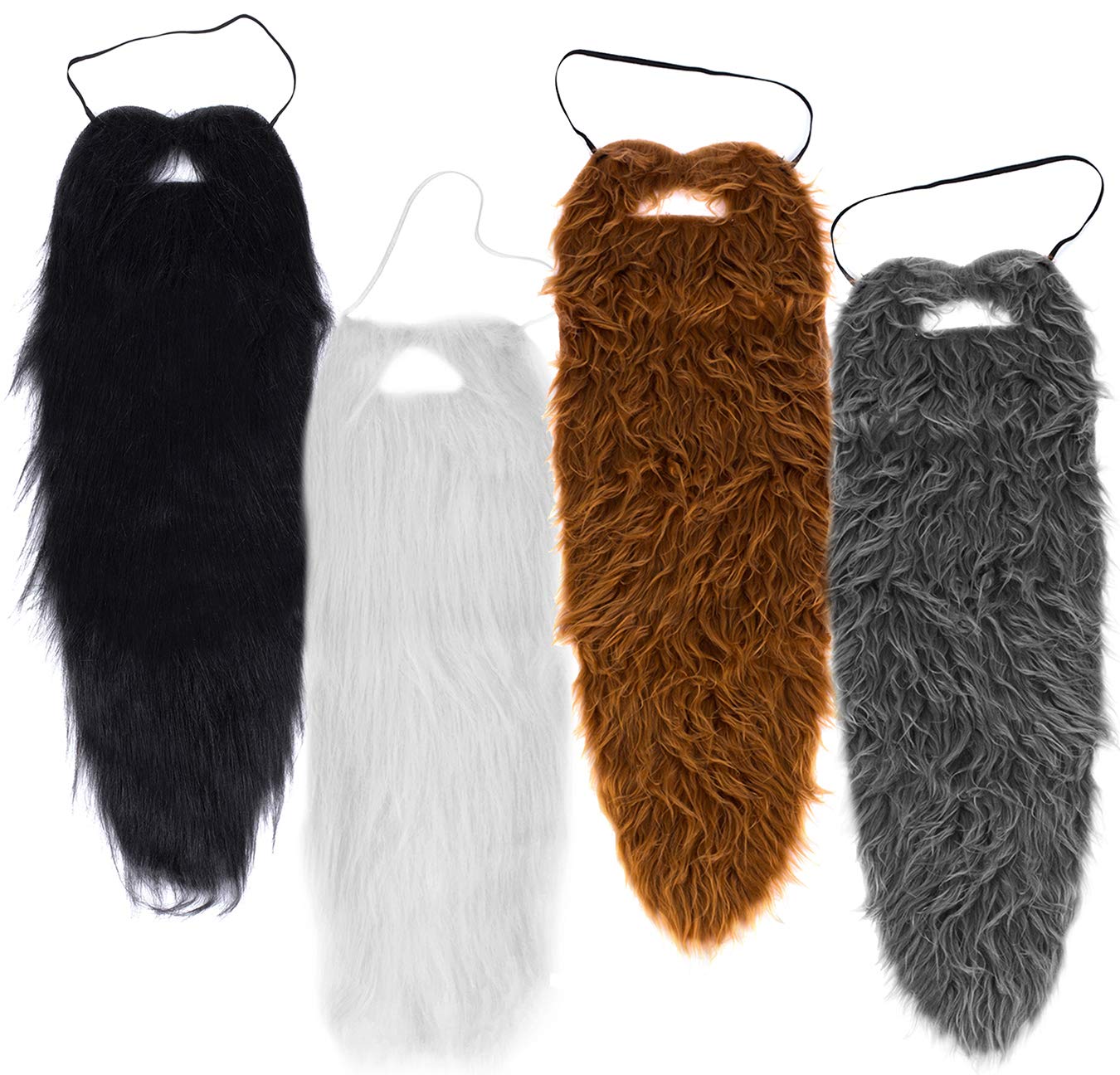 Algopix Similar Product 9 - Tigerdoe Beards  4 Pack  Long Beard