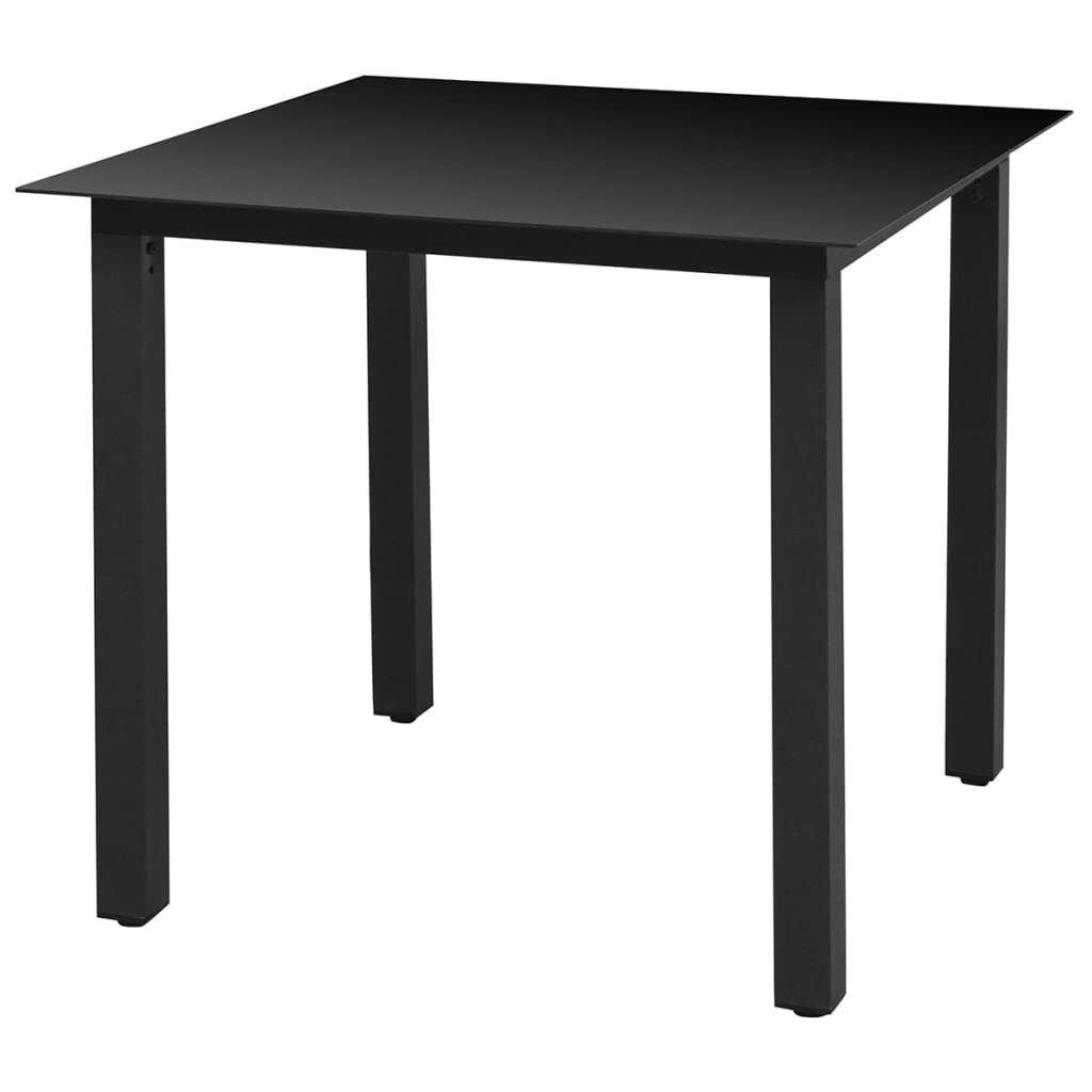 Algopix Similar Product 9 - vidaXL Aluminum Glass Patio Table