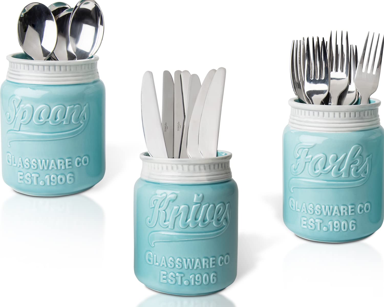 Algopix Similar Product 12 - Comfify Wide Mouth Mason Jar Utensil
