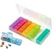 Algopix Similar Product 14 - Weekly Pill Organizer  4 Compartment