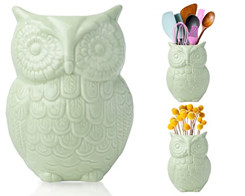 Algopix Similar Product 12 - Comfify Owl Utensil Holder Decorative