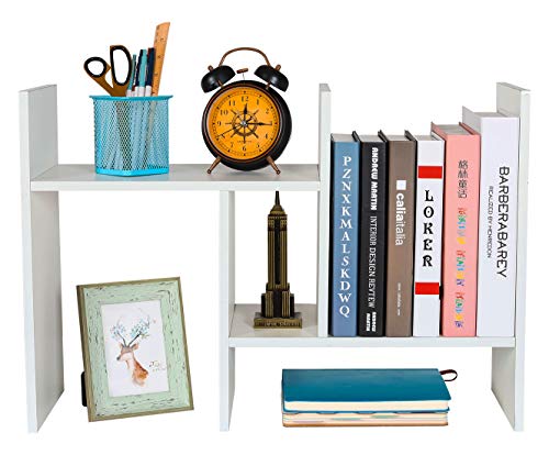 Algopix Similar Product 11 - PAG Adjustable Desktop Shelf Wood Small