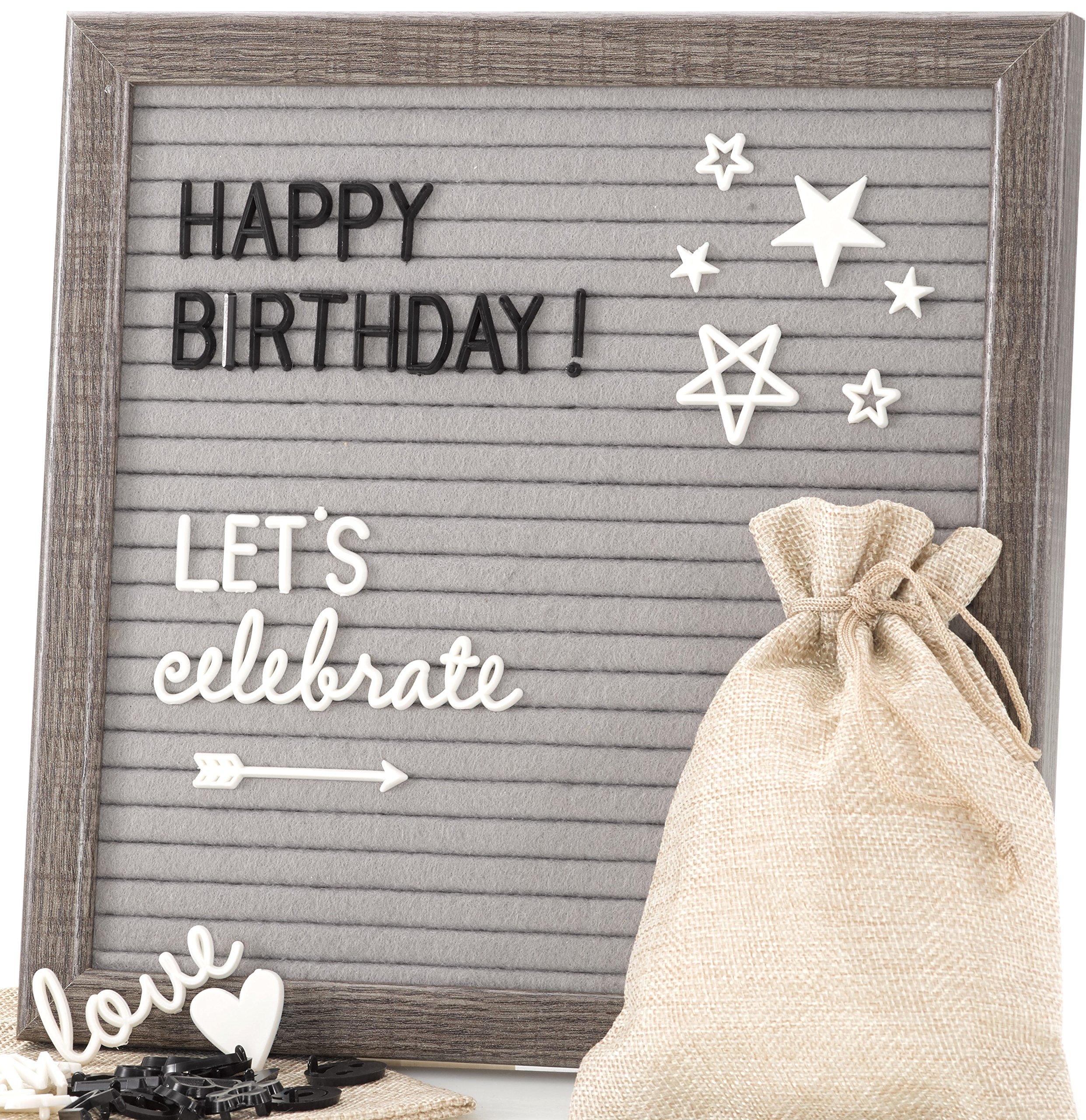 Algopix Similar Product 15 - Felt Letter Board Message Sign 