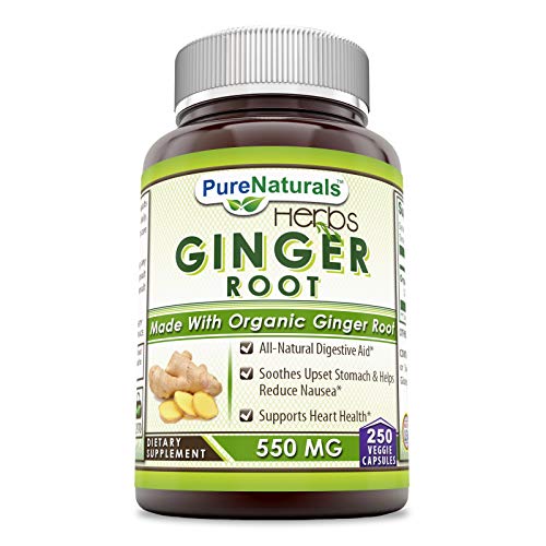 Algopix Similar Product 2 - Pure Naturals Ginger Root 550 Mg 250