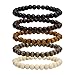 Algopix Similar Product 4 - MILAKOO 5 Pcs Wooden Beaded Bracelet