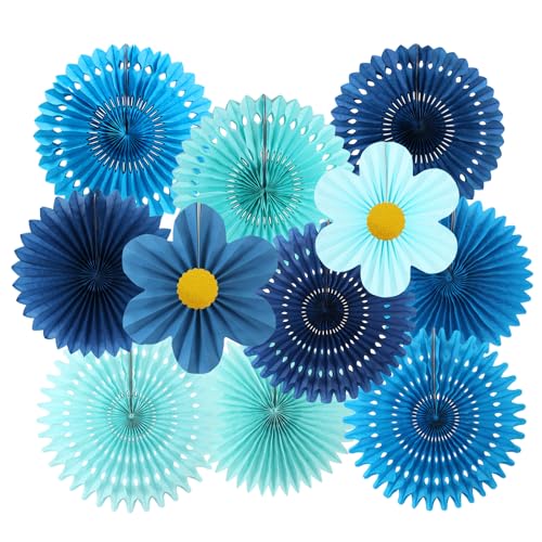 Algopix Similar Product 6 - zilue Hanging Yellow Paper Fans
