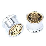 Algopix Similar Product 14 - Pierce2GG Stainless Steel Gold Hamsa