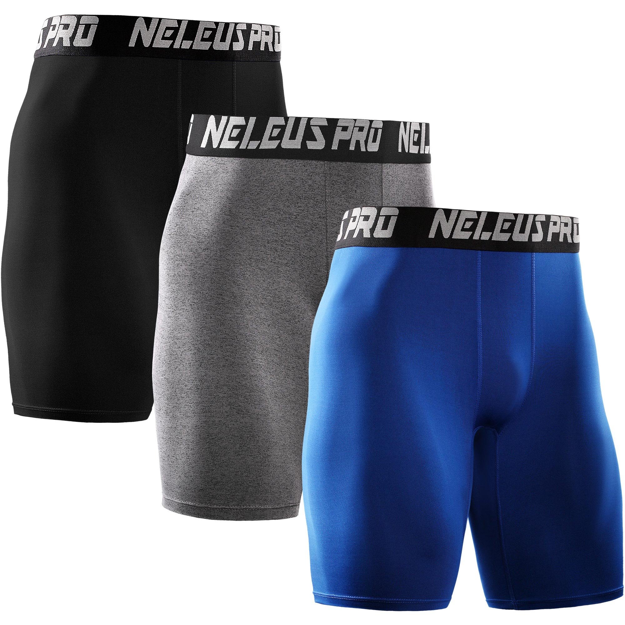 Algopix Similar Product 3 - NELEUS Mens 3 Pack Performance