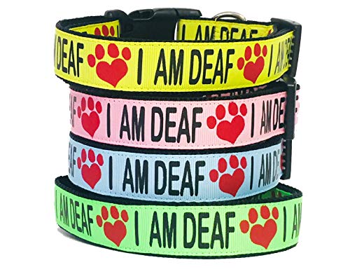 Algopix Similar Product 4 - DEAF DOGI AM DEAF Dog Collar