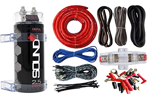 Algopix Similar Product 7 - SoundBox 4 Gauge Amp Kit Amplifier