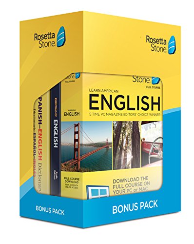 Algopix Similar Product 17 - Learn English Rosetta Stone Bonus Pack