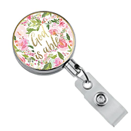 Algopix Similar Product 20 - Mary Square God is Able Badge Reel