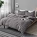 Algopix Similar Product 1 - Nanko Queen Duvet Cover Set Gray 3