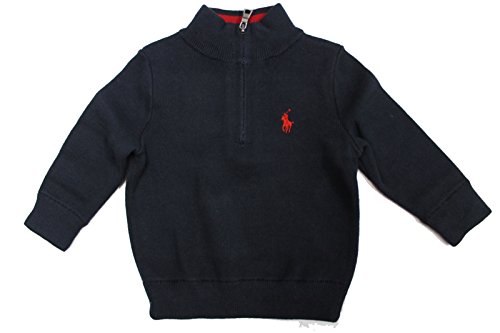 Algopix Similar Product 12 - Ralph Lauren Baby Boy Cotton HalfZip