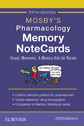 Algopix Similar Product 1 - Mosbys Pharmacology Memory NoteCards 